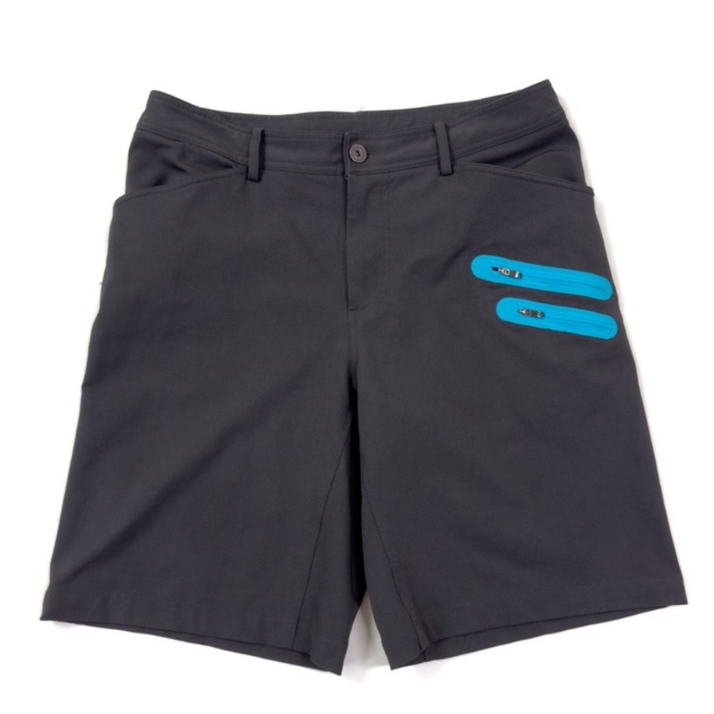Lululemon Men’s Commute Shorts Gray Blue  36 Athletic Casual Zip Fly Lightweight